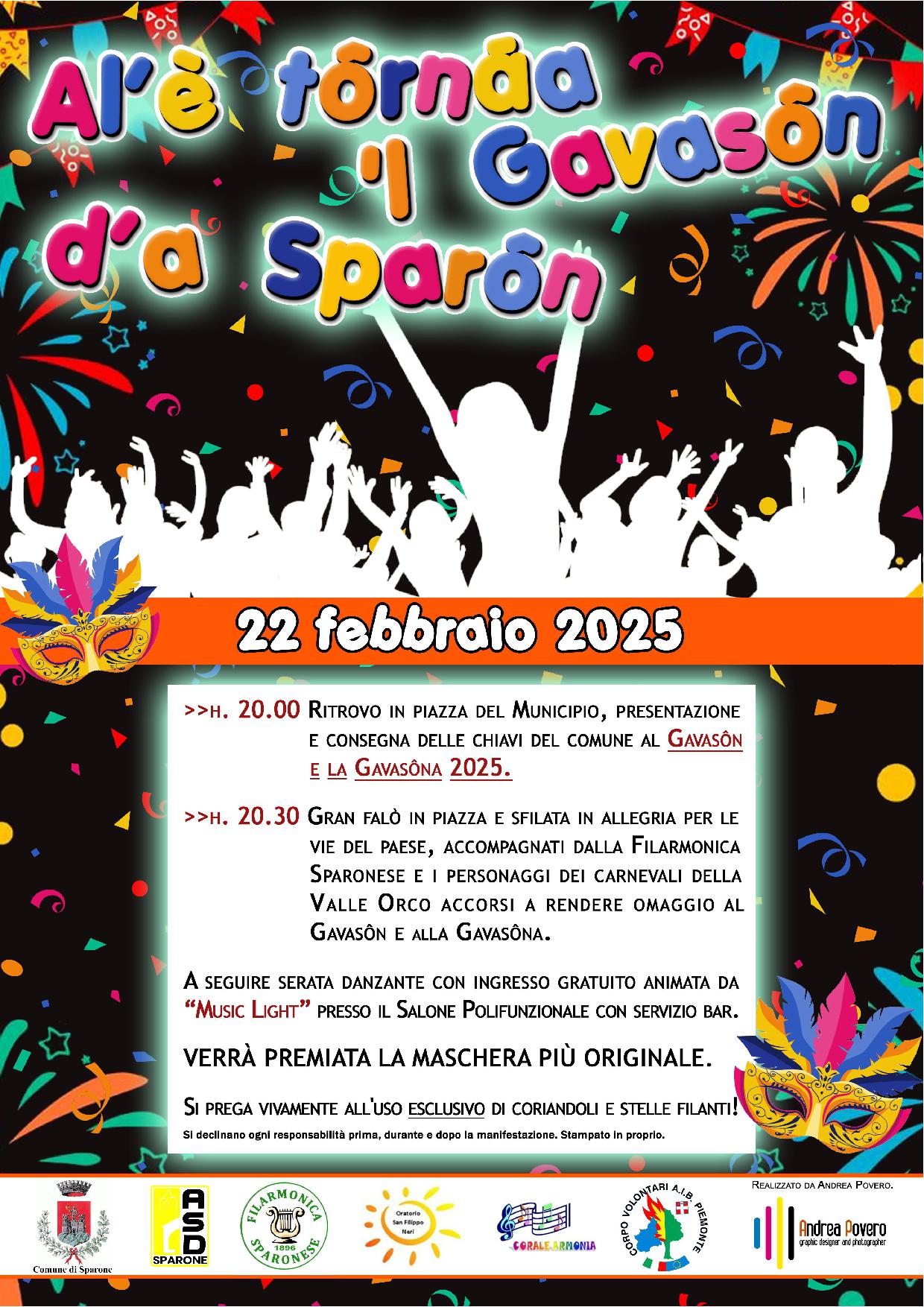 Al'é tòrnàa  'Il Gavasòn d'a Sparòn - Carnevale 2025