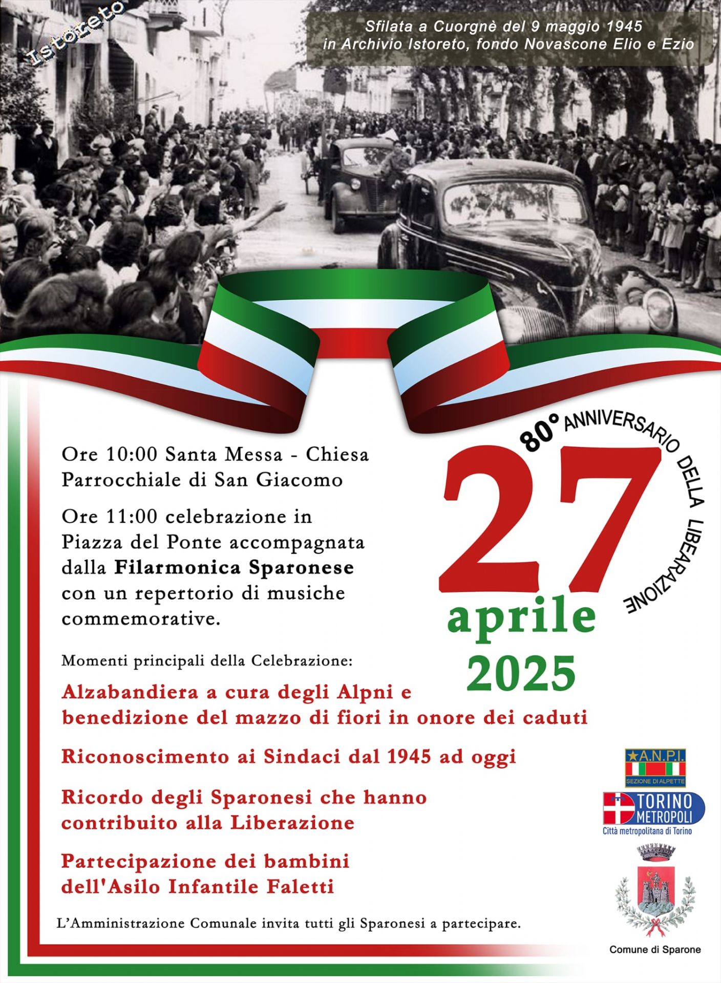 80° Anniversario della Liberazione 1945/2025