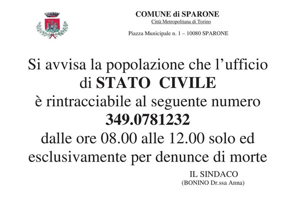 Giorni e orari di reperibilità in occasione delle festività Pasquali